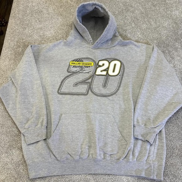 2000's Matt Kenseth Dollar General No. 20 Racing Hoodie NASCAR Sweatshirt - Picture 1 of 6